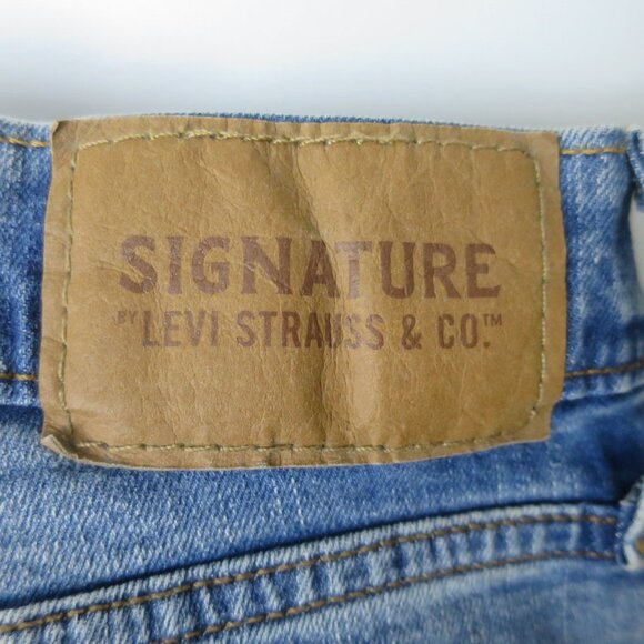 Signature By Levi Strauss S37 Slim Mens Jeans 38W x 32L - Picture 6 of 8